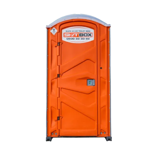 Orange SHVTBOX portable toilet