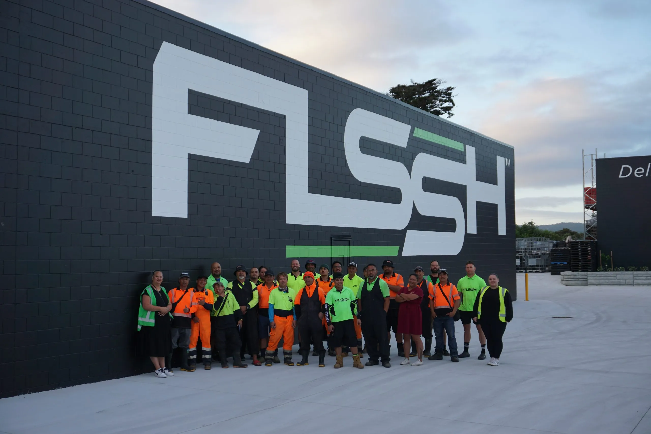 The FLSSH team at the depot